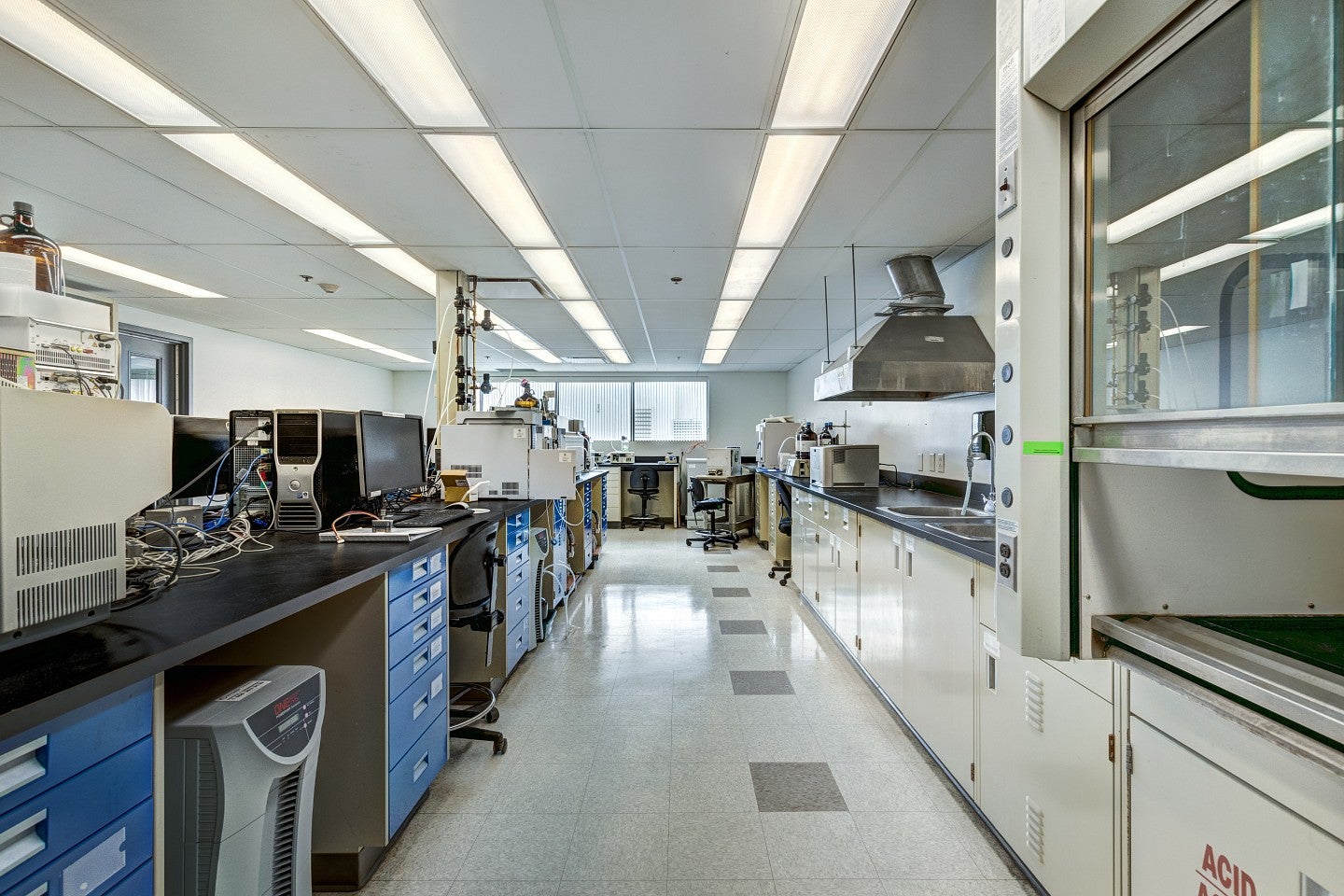 image of clean lab space