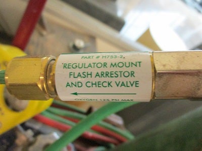 Flashback arrester for welding and cutting safety