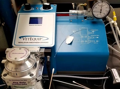 Isoflurane anesthesia machine